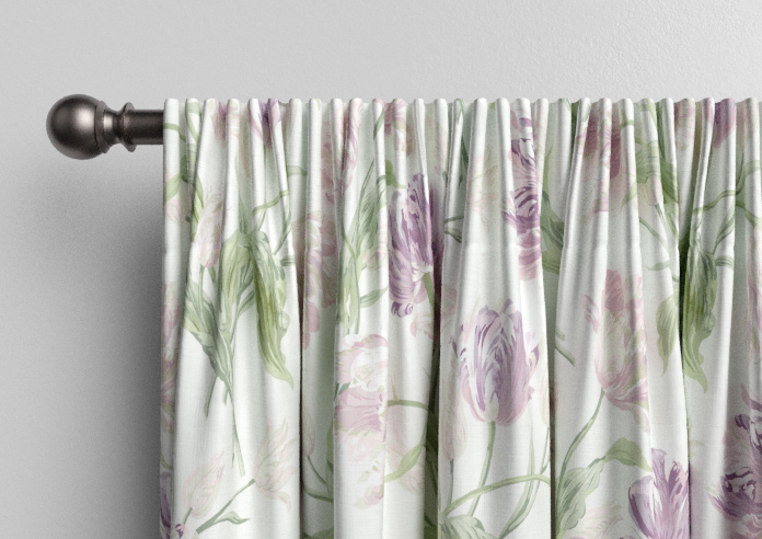 Laura Ashley Gosford, Grape - Made to Measure Curtains - Image 9